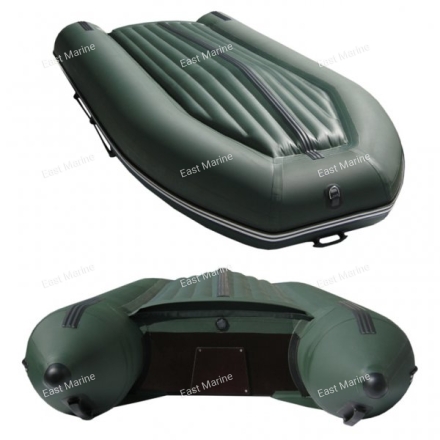 Лодка надувная моторная Капитан 330 НДНД зелёный 3,3м