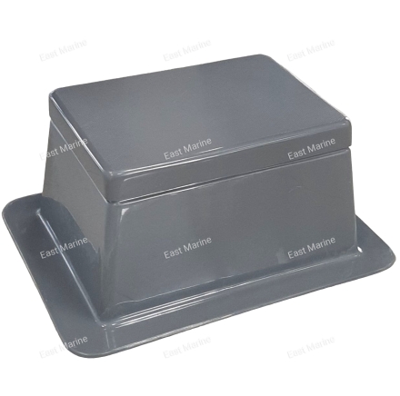 Высокий центральный рундук (Бриз-14/14S). Цвет серый