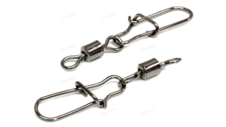 Карабин с вертлюгом DAIWA Fast Lock Swivel 1/0 тест:42кг уп. 10шт