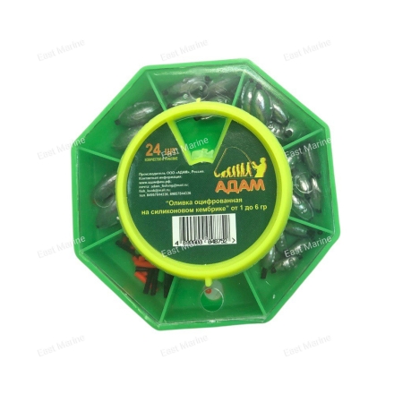 Набор грузов зелёный  1-6 грамм           NG-A9