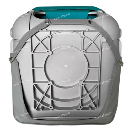 Накидки (подушки) на сиденье, винил, бирюзовый-серый 700-010