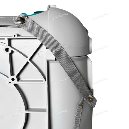 Накидки (подушки) на сиденье, винил, бирюзовый-серый 700-010