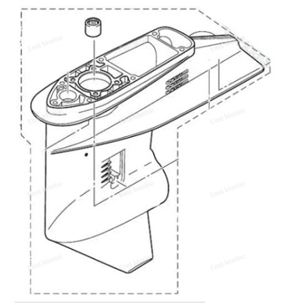 Корпус редуктора Tohatsu 40D, 50D