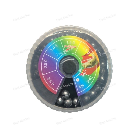 Набор грузов чёрный 0.3-2.5 грамм           NG-A12