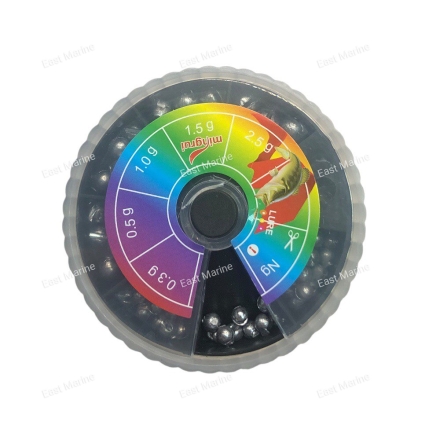 Набор грузов чёрный 0.3-2.5 грамм           NG-A12