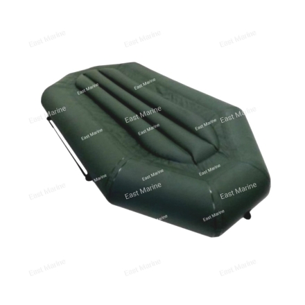 Лодка надувная гребная Бриз А260 с надувным дном 2,6м зелёный