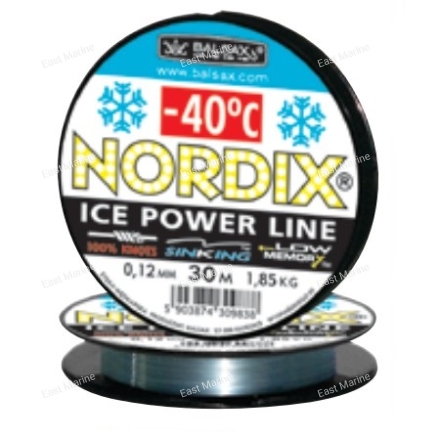 Леска зимняя -40С BALSAX Nordix 0,12мм/1,85кг/30м