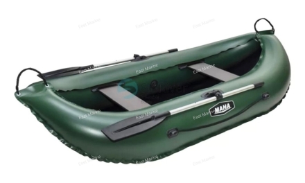 Лодка надувная гребная Мана-260 зелёный