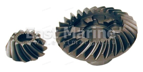 Шестерни, верт. вала и переднего хода, Johnson V4 с большим ред. (78-06)