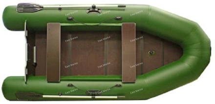 Лодка надувная Фрегат 320 ЕК зеленая ликтрос-ликпаз