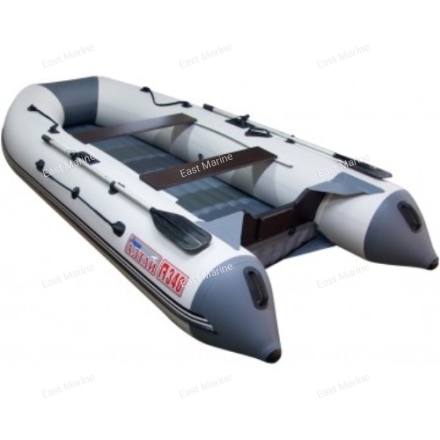 Лодка надувная моторная Алтай A340 НДНД белый/серый 3,4м