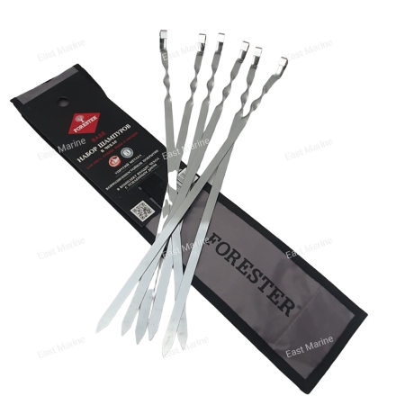 Шампуры набор FORESTER RZ-45NL в чехле