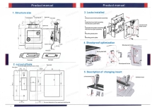 Замок дверной SF31223-B