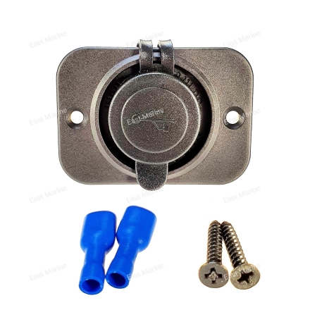 Гнездо USB, вход 12V, выход 5.1V 2.1A    SF50782-3.2.1A