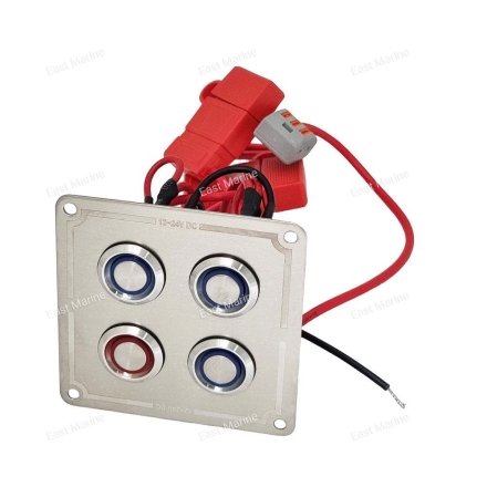 Панель включателей 12/24V, 15А         SF50826-4