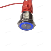 Выключатель с подсветкой (синяя) 12V       SF54027-19B1-L