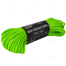 Паракорд 550 неоновый зеленый, 30м 01611